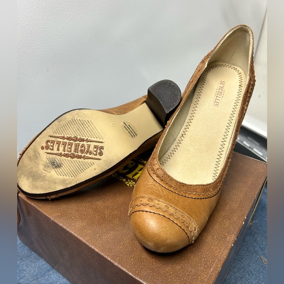 Seychelles Picture Perfect Tan Platform Heel 9 - Picture 2 of 4